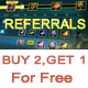 Referral account leveling ( 3 x Level 50 )