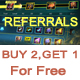 Referral account leveling ( 3 x Level 50 )
